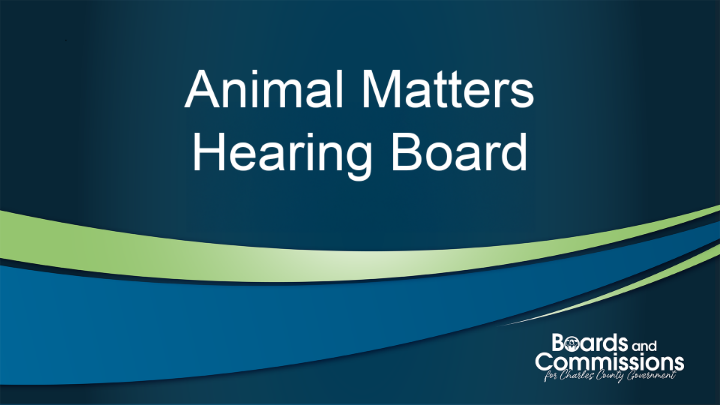 Thumbnail image for LIVE: Animal Matters Hearing Board: August 4, 2026